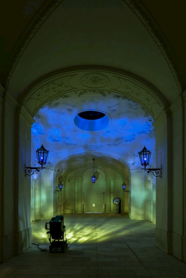 OLAFUR ELIASSON, The organic and crystalline description, 1996 (Installation view "BAROQUE BAROQUE", at The Winter Palace Vienna 2015). Photo: Anders Sune Berg