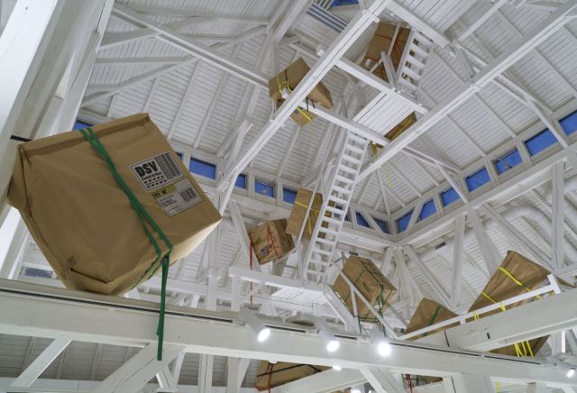 Installation View "Jewellery by Artists: From Picasso to Koons" at the Cupola Hall of the Latvian National Museum of Art