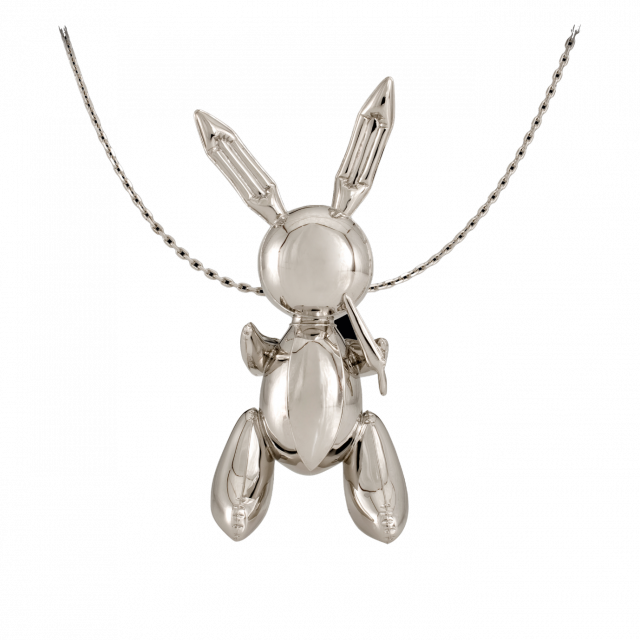 JEFF KOONS, Rabbit Pendant Necklace, 2005-2009, Collection Diane Venet