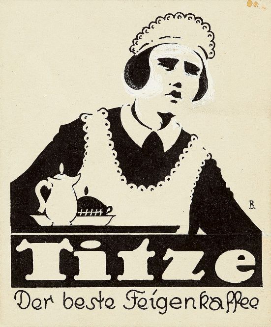 HERBERT RENDL, Titze. Der beste Feigenkaffee (Poster design)
