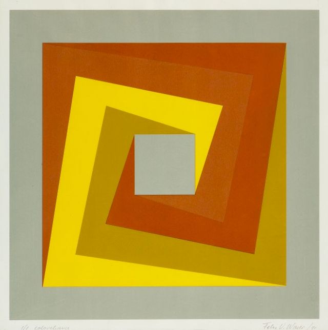 FELIX V. WASER, Colorchange. 1971