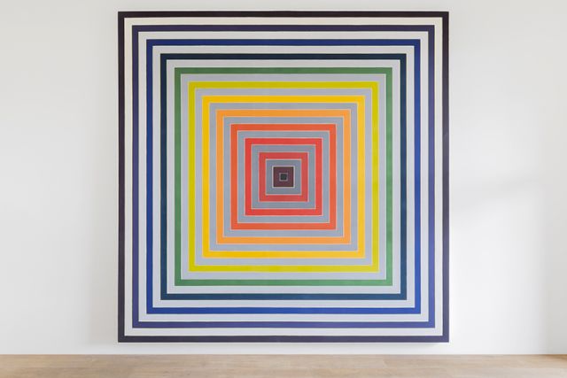 FRANK STELLA, Lettre sur les sourds et muets II, 1974. Private collection MARIANNE BOESKY. Courtesy Marianne Boesky Gallery, New York and Aspen and Levy Gorvy Gallery, New York and London. © Hugard and Vanoverschelde. Photo: Hugard & Vanoverschelde