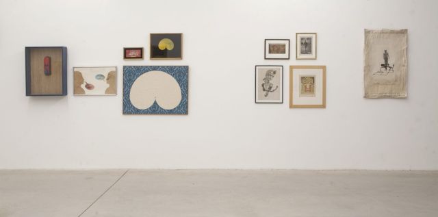 A selection of collages by MARCEL MARIËN. Photo: Tineke Schuurmans