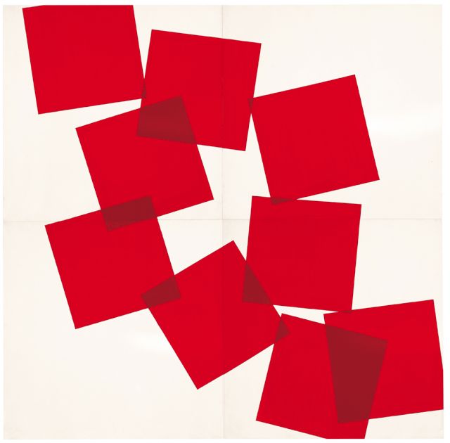 VERA MOLNAR, Dispersés par le Vent au Large, 1999. © VG Bild-Kunst, Bonn 2017