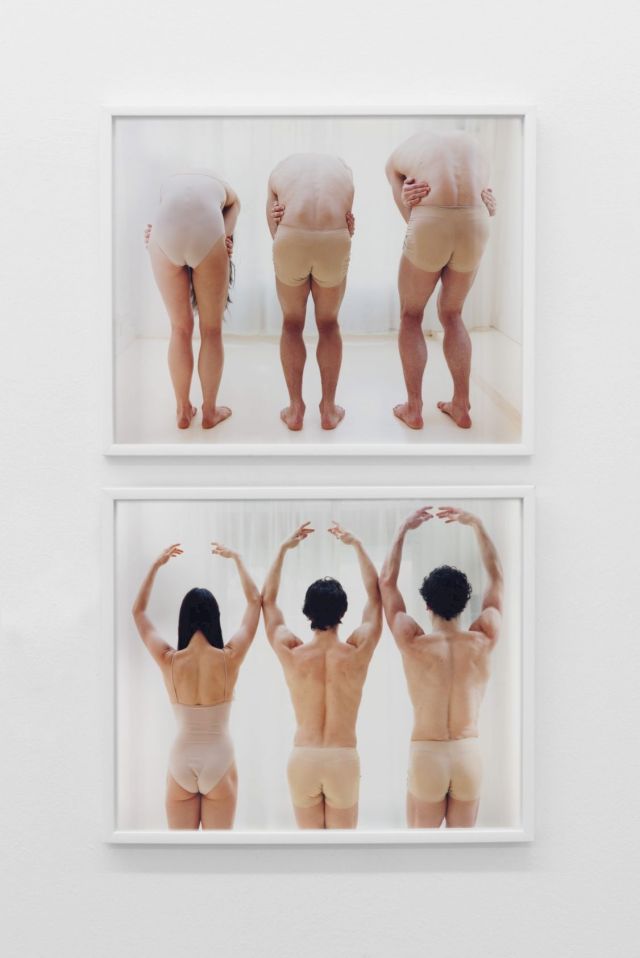 (top to bottom) ELINA BROTHERUS, Trois danseurs penché en avant, 2007; Trois danseurs les couronnes, 2007. © 2017 VG Bild-Kunst, Bonn. Courtesy Marian Goodman Gallery,New York and Paris