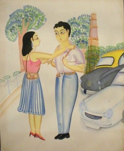 KALAM PATUA, Romance At The Qutub, 2003