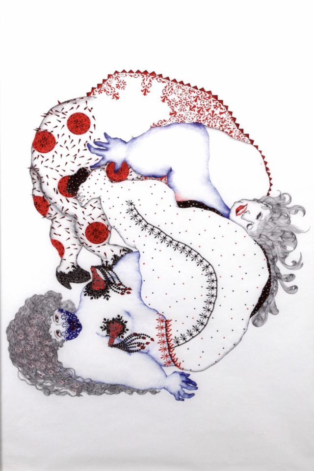 VIDHA SAUMYA, The Flowers From Her Hair Kept Falling Till They Could Fall No More. So, They Decided To Walk, 2011