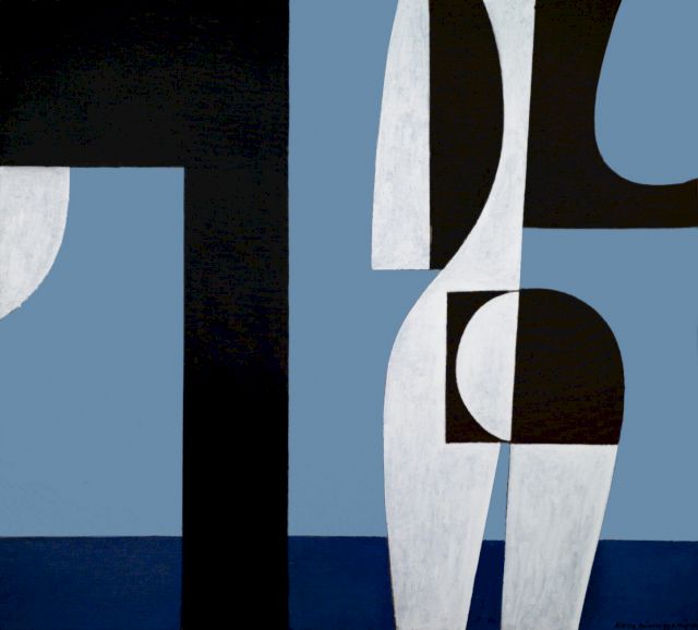 Yannis Moralis, Summer, 1999, acrylic on canvas, 147 x 162 cm. The Sotiris Felios Collection. Photo: Vaharidis Studio