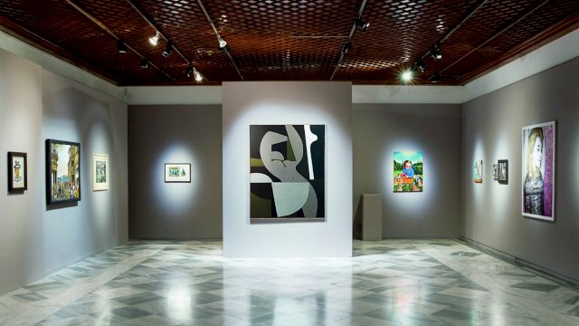 Rebels: Works from The Sotiris Felios Collection at the Historical Archives-Museum of Hydra, Greece, 2021. Photo: Argyris Bouzoukis