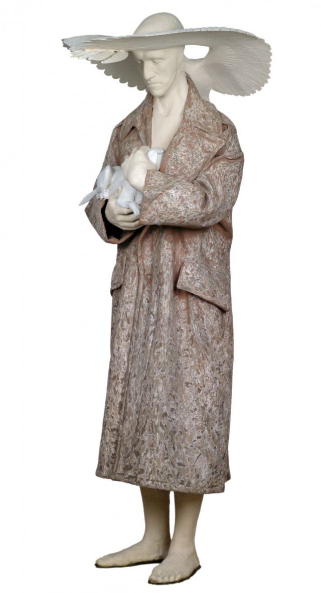 Pantelis Chandris, Untitled (from the “Substance” series), 2003, polyester and polyester paint, 180 x 80 x 75 cm. The Sotiris Felios Collection. Photo: Vaharidis Studio