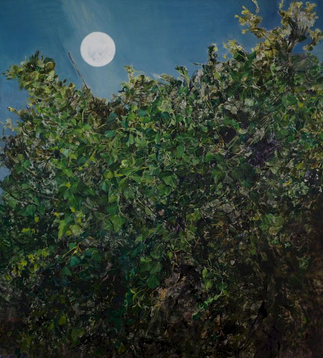 Anna Maria Tsakali, August, 2005-2006, vinyl paint and oil on canvas, 200 x 180 cm. The Sotiris Felios Collection. Photo: Vaharidis Studio