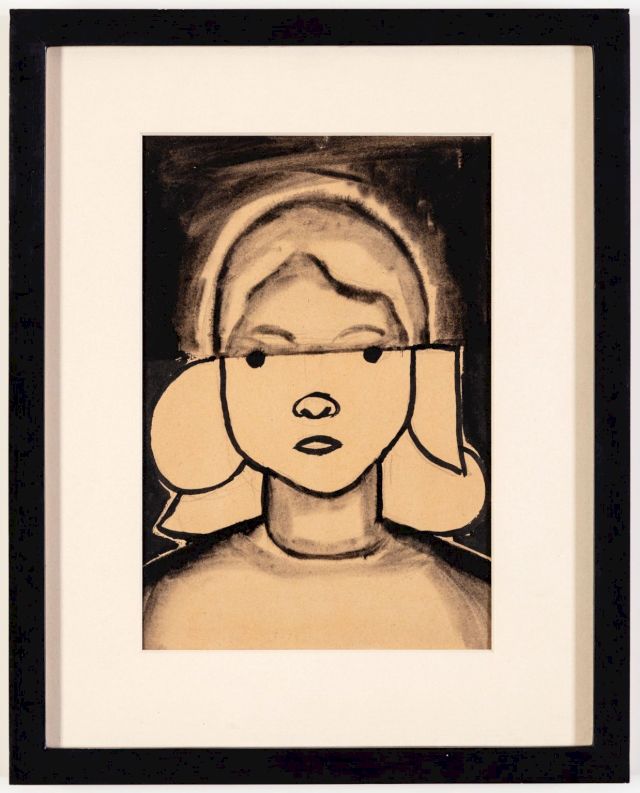 ANDRZEJ WRÓBLEWSKI, Dziewczynka (Girl), 1956. Photo: Daniel Rumiancew