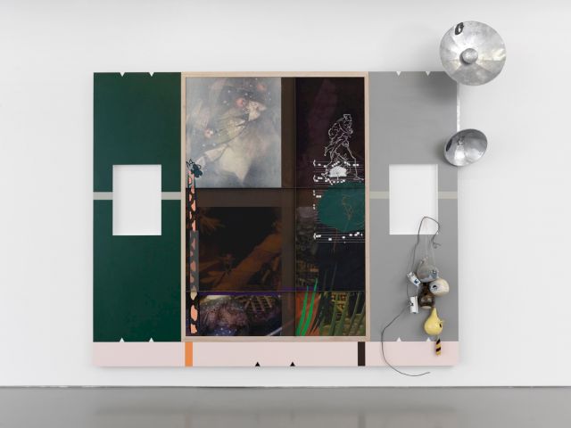 Helen Marten, Under Blossom: A. uses illness, 2014. Photo: Thomas Widerberg