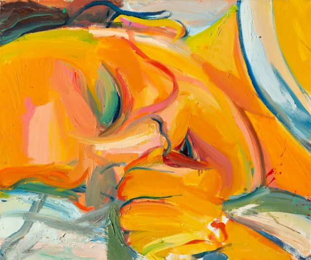 Monika Misztal, She (from the “Porno-Erotic” cycle), 2020, oil paint on canvas, 50 x 60 cm