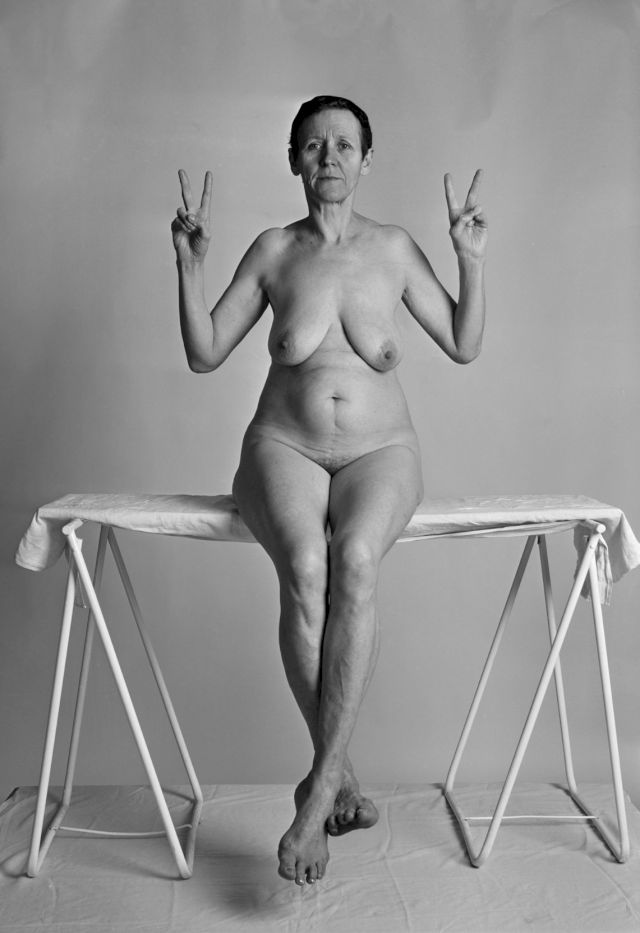 Katarzyna Górna, Fuck me, Fuck you, Peace (triptych), 2000, 120 x 82 cm