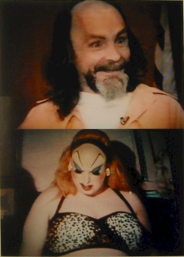 JOHN WATERS, Manson Copies Divine''s Hairdo, 1993