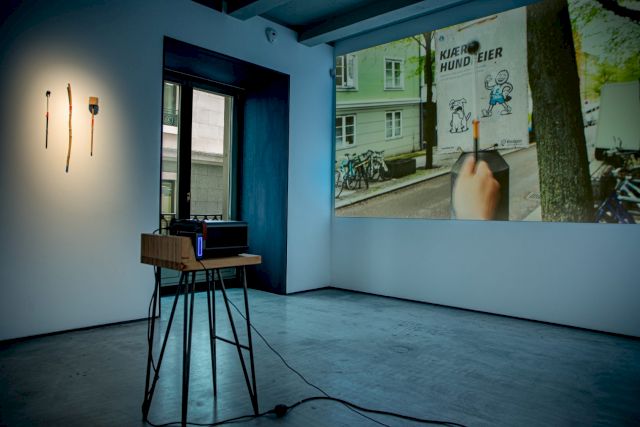 Koka Nikoladze, Operation Manual For A Stick, 2021, installation view