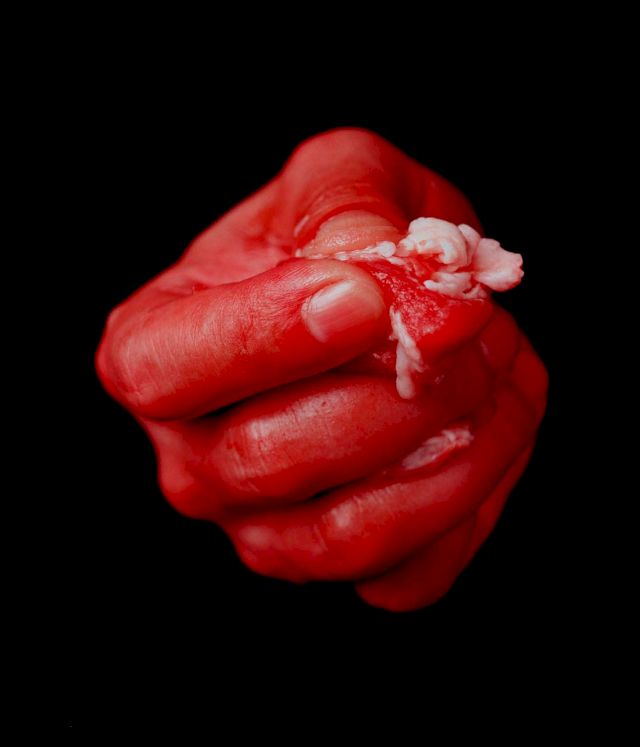 Gu Dexin, Meat, C-print, 1997-98