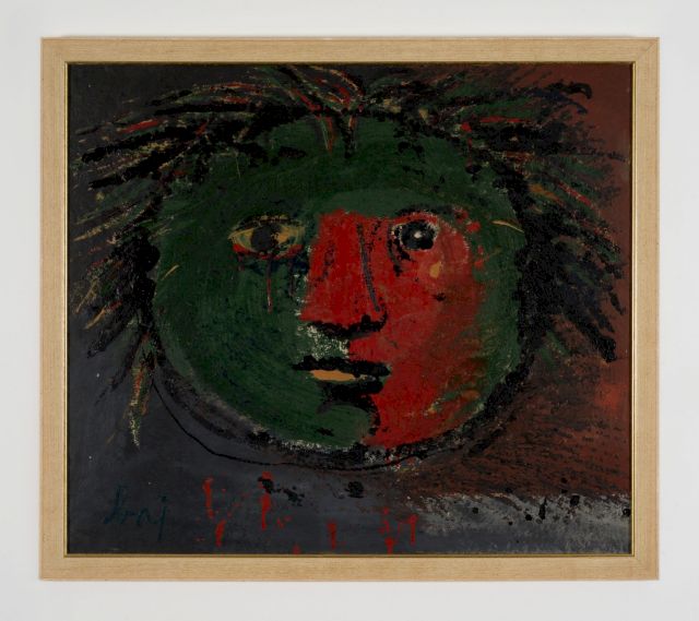 Enrico Baj, Testa Solare, 1953