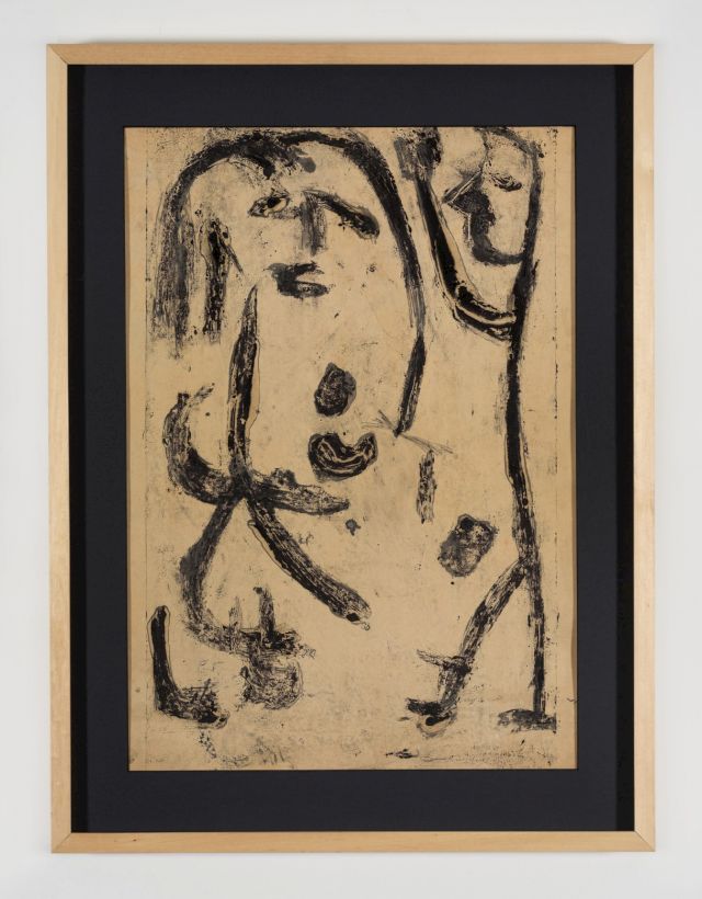 Piero Simondo, Figure Nere, 1955