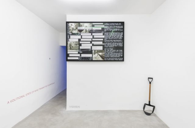 Robert Barry, A volitional state of mind transmitted telepathically, 1969 - 2009; Vito Acconci, Following Piece, 1969; close to the ground: drawing in Wittgenstein, Ludwig. Lectures and conversations: Aesthetics, psychology and religious belief. University of California Press, 1967; Clara Ianni, Abstract work, 2010