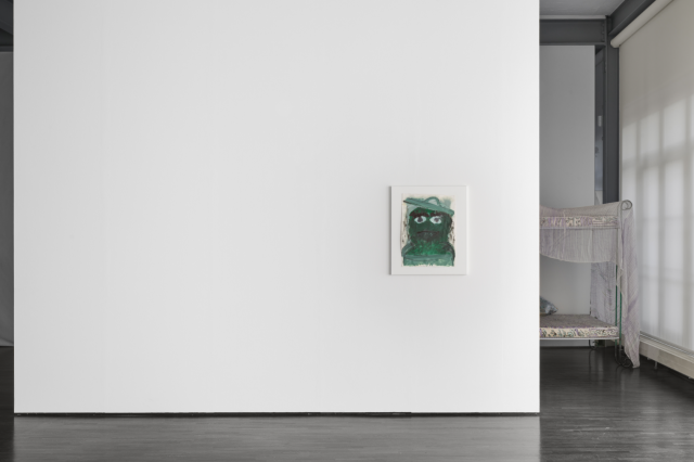 Trevor Shimizu, Oscar the Grouch, 2015; Anne Bourse, Lever de soleil, coucher de soleil, où je suis en ce moment (1), 2021. Courtesy of the artists and Galerie Christine Mayer