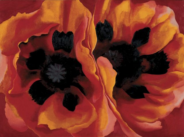 GEORGIA O’KEEFFE, ORIENTAL POPPIES, 1927. Oil on canvas, 76.7 x 102.1 cm.
Collection of the Frederick R. Weisman Art Museum at the University of Minnesota, Minneapolis. Museum purchase.
© Georgia O’Keeffe Museum / 2021, ProLitteris, Zurich