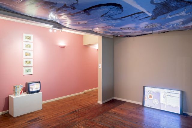 Gabriel Orozco, Before the waiting dog, 1993 and Daniel Aguilar Ruvalcaba, How to suspend the fall of the Mexican Peso using Photoshop CS5, 2016