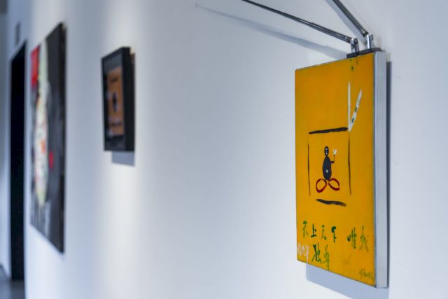 NAM JUNE PAIK, Antenna Buddha, 1984 (exhibition view)