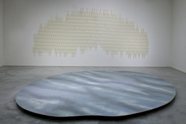 TERESITA FERNÁNDEZ, Wisteria (Yellow), 2000; Double Midnight 2002. Courtesy the artist and Vanhaerents Art Collection