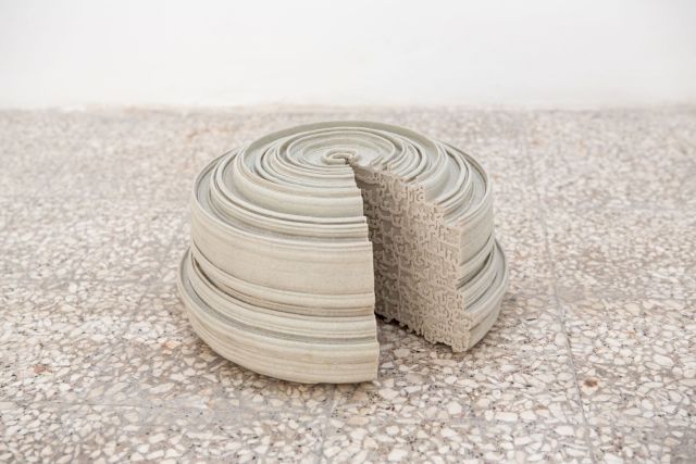 NAZGOL ANSARINIA, Article 49 , from the “Pillar” series, 2014. Photo: Antonis Minas