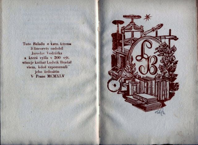 EMMERICH ALOIS HRUŠKA, Balada O Katu, 1945. Courtesy Primo Piano LivinGallery, Italy