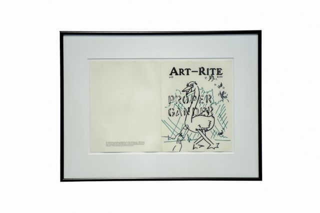 JUDY RIFKA, Untitled (Art-Rite Drawing #18), December 1978. © Jean-Paul Najar Foundation, 2016. Photo: Elmer Magallanes