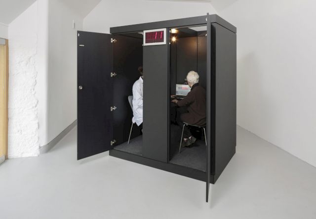 CHRISTIAN BOLTANSKI, Les Archives Du Coeur, 2016. Courtesy Jupiter Artland. Photo: Ruth Clark