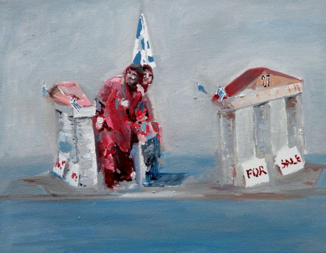 DIONISIS CHRISTOFILOGIANNIS, Greece for Sale, 2011. Courtesy the Delay Museum