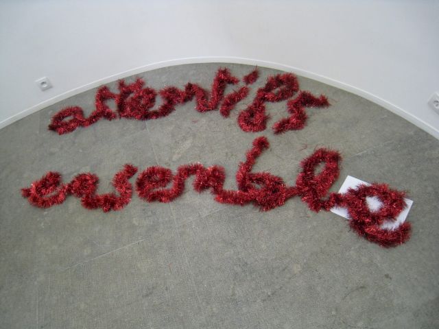 PAULINE BASTARD, Attentifs Ensemble, 2008. Courtesy the Delay Museum