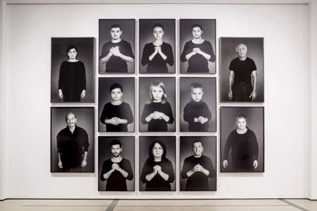 SHIRIN NESHAT, Shirin Neshat: I Will Greet the Sun Again (installation view at The Broad). Photo: Joshua White / JWPictures.com