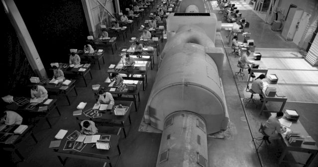 SHIRIN NESHAT, The Colony, 2019 (video still). © Shirin Neshat/ Courtesy the artist, Gladstone Gallery, New York and Brussels, and Goodman Gallery, Johannesburg, Cape Town, and London