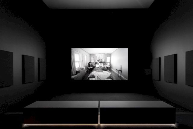 SHIRIN NESHAT, Land of Dreams, 2019 (installation view at The Broad). Photo: Joshua White / JWPictures.com