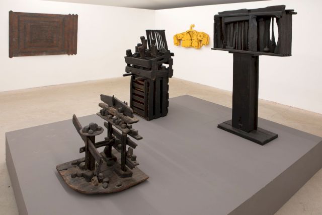 PIETER CELIE, JACKY DE MAEYER, EDDY NOLF. Verbeke Foundation, Collage Museum, new purchases, 2019. Photo: Tineke Schuurmans