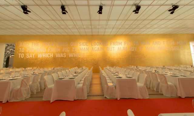 RIRKRIT TIRAVANIJA, Untitled 2018 (The Divine Comedy), 2018 (installation view, The Divine Comedy, Fondation Beyeler, Riehen). Courtesy the artist and Fondation Beyeler