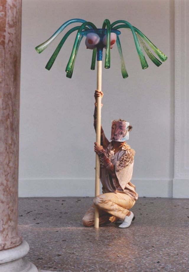 LAURE PROUVOST, Cooling System 6 (For Global Warming), 2019 (installation view, Deep See Blue Surrounding You, French Pavilion, 58th Venice Biennale). Courtesy Carlier Gebauer, Berlin