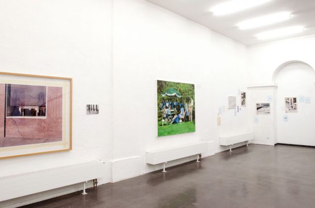 VIKTORIA BINSCHTOK; ISCA GREENFIELD-SANDERS; ESTHER HOVERS (installation view at REALITY CHECK, Kunstraum Potsdam)