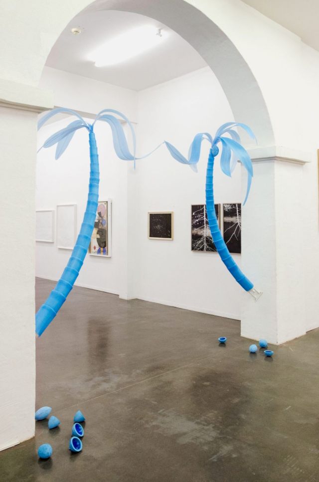 SIMON SCHUBERT; JULIUS RUGE; MARSHA COTRELL; FIETE STOLTE; MIRIAM JONAS (installation view at REALITY CHECK, Kunstraum Potsdam)