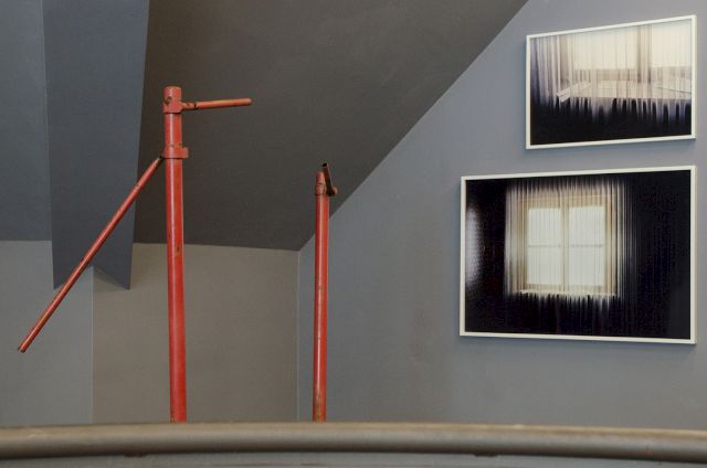 (l-r) MANFRED PERNICE, LAURENZ BERGES (installation view at REALITY CHECK, Kunstraum Potsdam)
