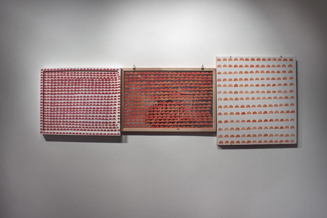 NINA WENGEL, Sunsets, 2010 – ongoing. Installation view