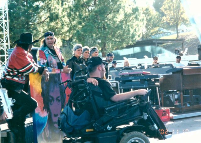 The Love Ride, Meeting. Courtesy Steppacher Collection ©Steve Kaufman Art Licensing LLC