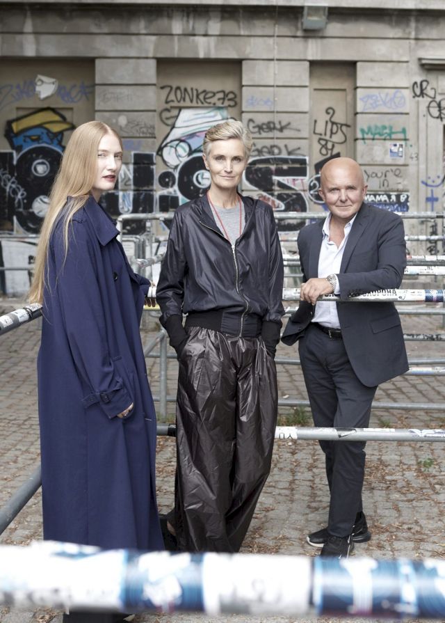 The organisers of STUDIO BERLIN: Karen and Christian Boros and Juliet Kothe, Director of the Boros Foundation. Photo: Max von Gumppenberg