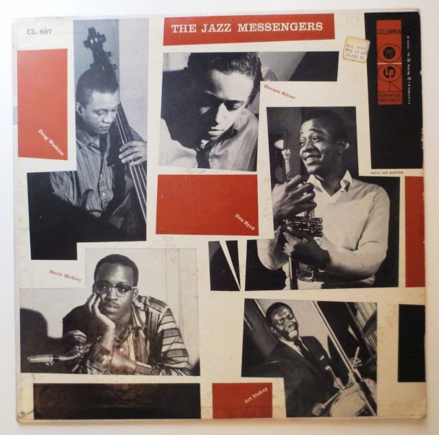 ART BLAKEY & THE JAZZ MESSENGERS, (Columbia), 1956, the record Butler used as the basis for the preceding photo-collage