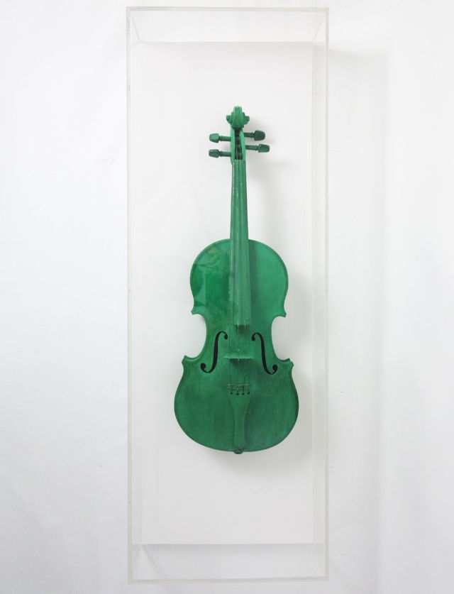 JOSEPH BEUYS, Grüne Geige. Violino Verde, 1974